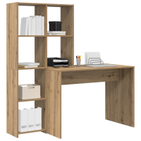 Produktbild för Skrivbord Artisan Ek 138,5 x 55 x 143 cm Konstruerat trä
