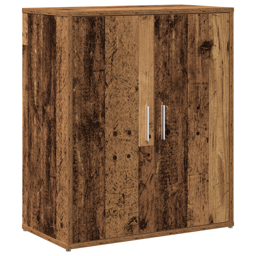 Produktbild för Sideboard 2 pcs Gammalt trä 60 x 31 x 70 cm Konstruerat trä