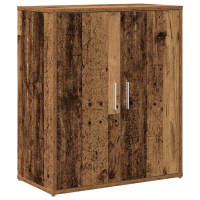Produktbild för Sideboard 2 pcs Gammalt trä 60 x 31 x 70 cm Konstruerat trä