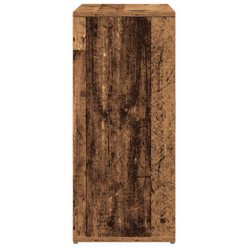 Produktbild för Sideboard 2 pcs Gammalt trä 60 x 31 x 70 cm Konstruerat trä