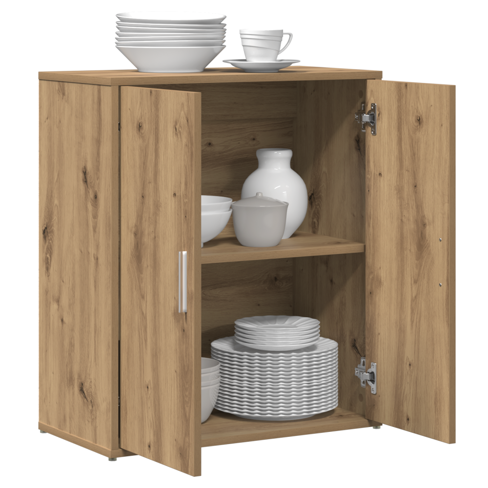 Produktbild för Sideboard 2 pcs Artisan Ek 60 x 31 x 70 cm Konstruerat trä