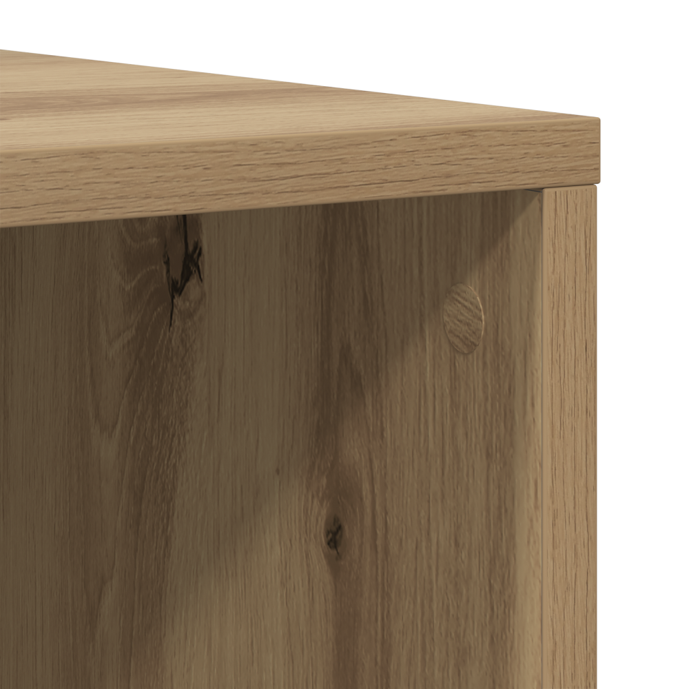 Produktbild för TV-bänkset 3 pcs Artisan Ek 37 x 35 x 107 cm Konstruerat trä
