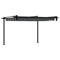 Produktbild för Paviljong 300 x 300 x 200 cm Antracit Polyester