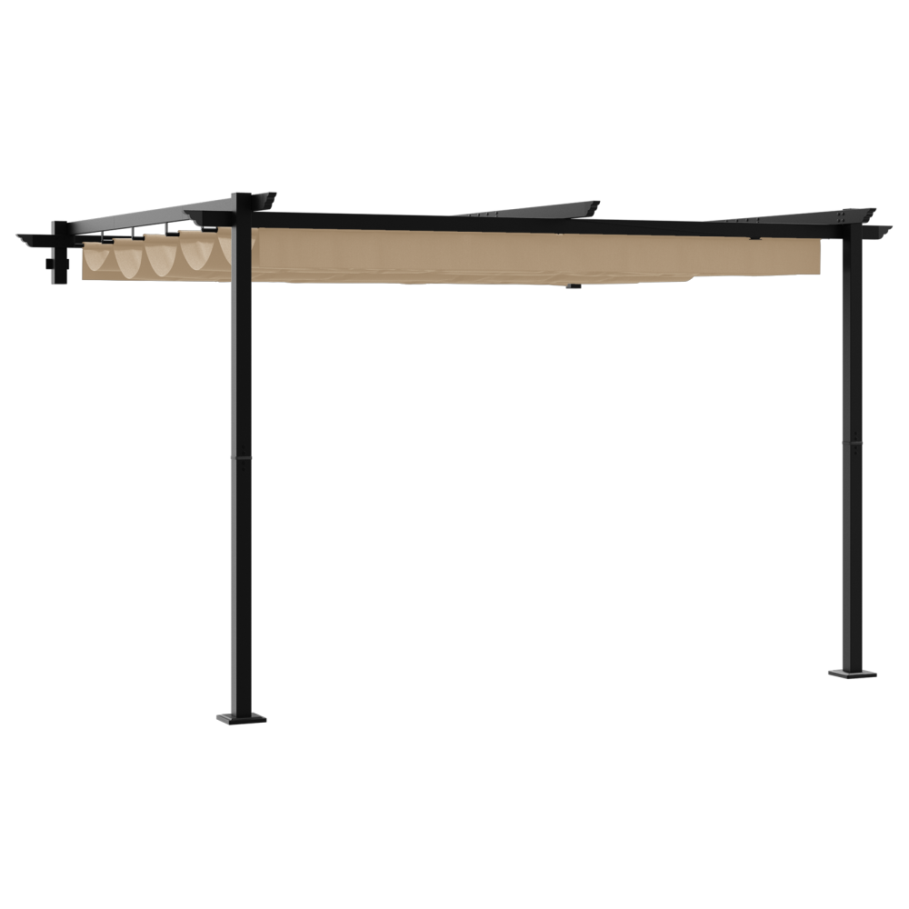 Produktbild för Paviljong 300 x 300 x 200 cm Taupe Polyester