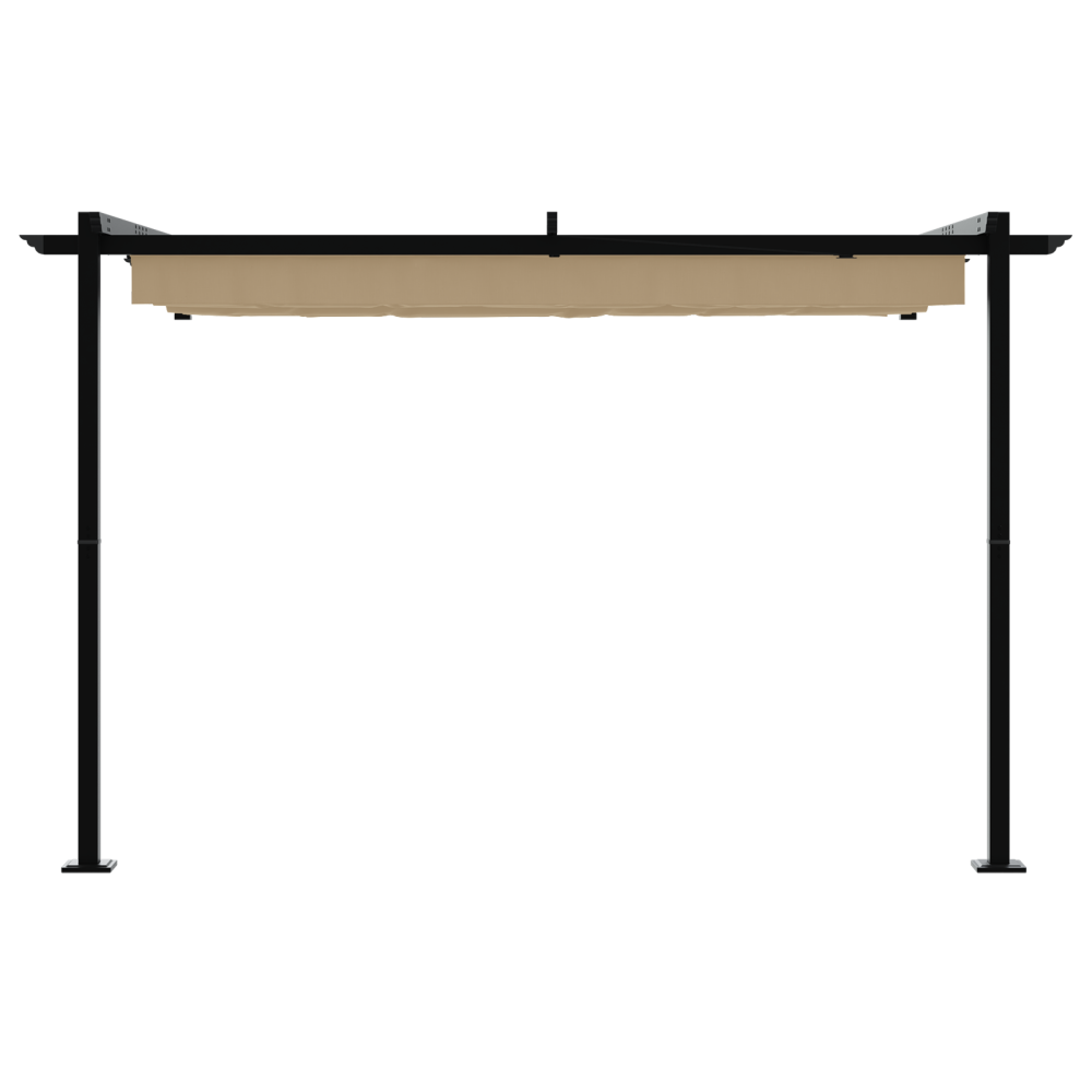 Produktbild för Paviljong 300 x 300 x 200 cm Taupe Polyester
