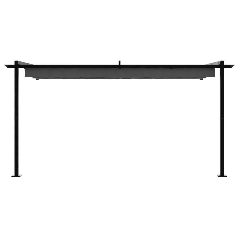 Produktbild för Paviljong 400 x 300 x 200 cm Antracit Polyester