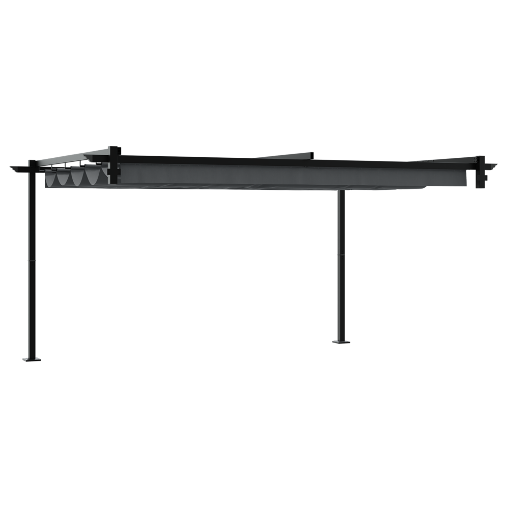 Produktbild för Paviljong 400 x 300 x 200 cm Antracit Polyester