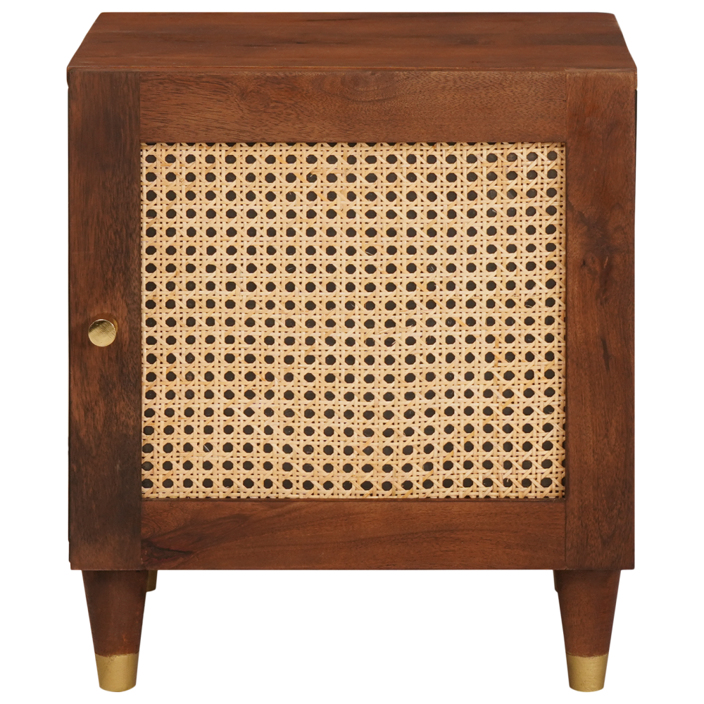 Produktbild för Nattduksbord 2 pcs Brun 40 x 33,5 x 46 cm Massivt akaciaträ