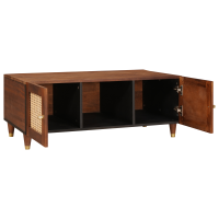 Produktbild för Kaffeebord 100 x 54 x 40 cm Massivt mangoträ