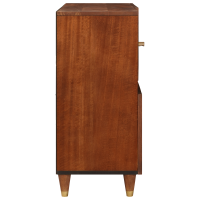 Produktbild för Sideboard Brun 80 x 33,5 x 75 cm Massivt mangoträ