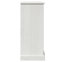 Produktbild för Badrumsskåp VIGO Vit och antikvit 68 x 34 x 80 cm Massiv furu