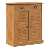 Produktbild för Badrumsskåp med hylla VIGO Brun och honungsgul 68 x 34 x 80 cm