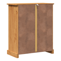 Produktbild för Badrumsskåp med hylla VIGO Brun och honungsgul 68 x 34 x 80 cm