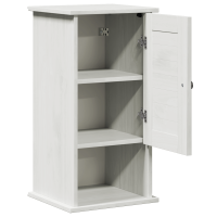 Produktbild för Badrumsskåp VIGO Vit och antikvit 37 x 34 x 71,5 cm Massiv furu