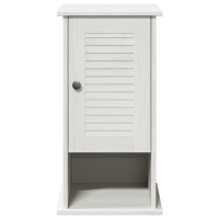 Produktbild för Badrumsskåp VIGO Vit och antikvit 37 x 34 x 71,5 cm Massiv furu