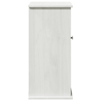 Produktbild för Badrumsskåp VIGO Vit och antikvit 37 x 34 x 71,5 cm Massiv furu