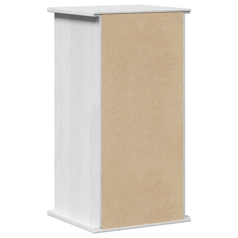 Produktbild för Badrumsskåp VIGO Vit och antikvit 37 x 34 x 71,5 cm Massiv furu