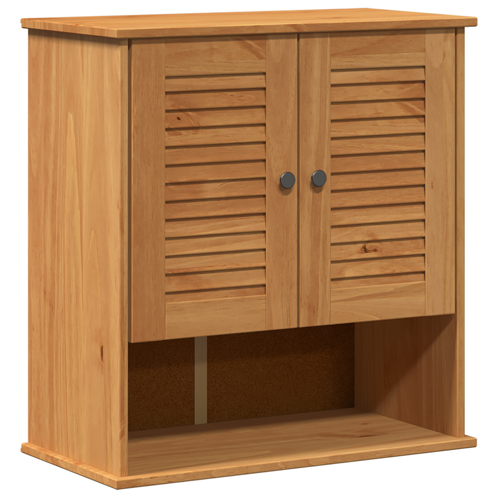 Produktbild för Badrumsskåp VIGO Brun och honungsgul 67,5 x 34 x 71,5 cm
