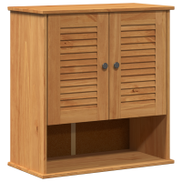 Produktbild för Badrumsskåp VIGO Brun och honungsgul 67,5 x 34 x 71,5 cm