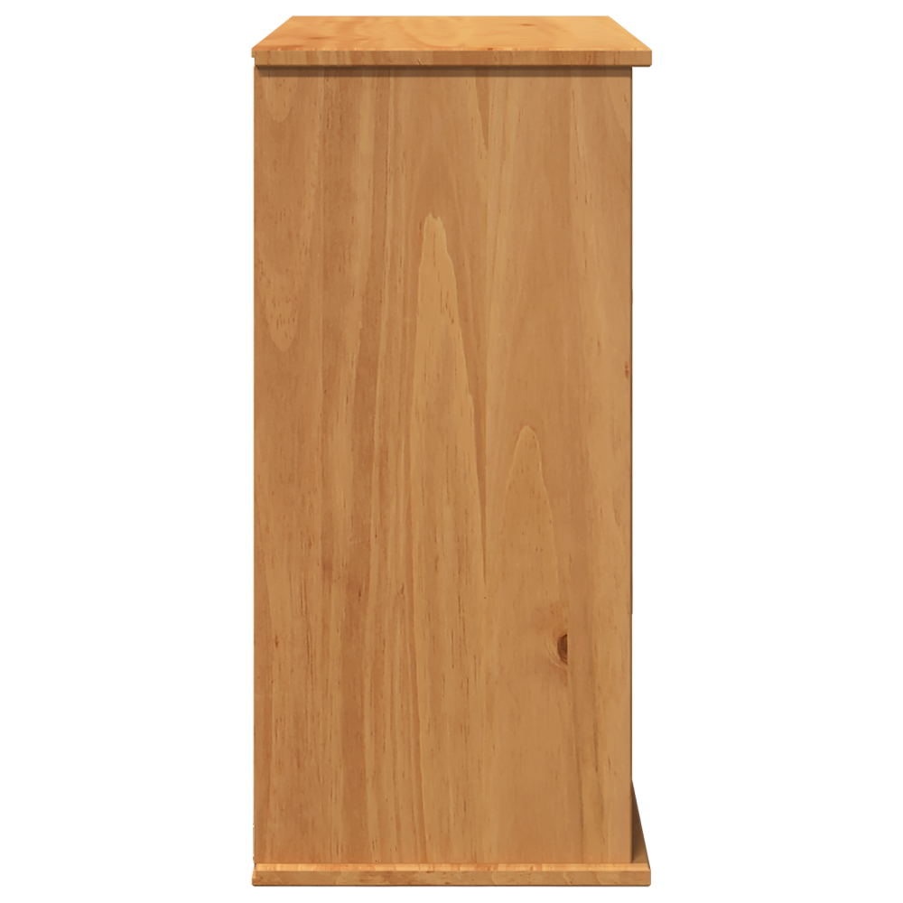 Produktbild för Badrumsskåp VIGO Brun och honungsgul 67,5 x 34 x 71,5 cm