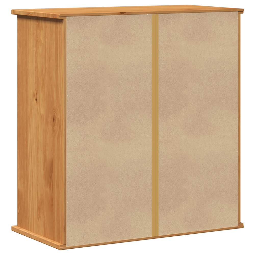 Produktbild för Badrumsskåp VIGO Brun och honungsgul 67,5 x 34 x 71,5 cm