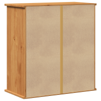 Produktbild för Badrumsskåp VIGO Brun och honungsgul 67,5 x 34 x 71,5 cm