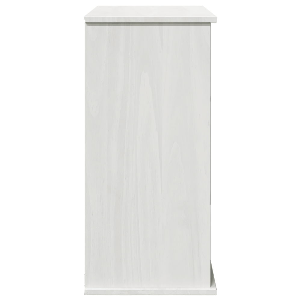 Produktbild för Badrumsskåp med hylla VIGO Vit och antikvit 67,5 x 34 x 71,5 cm