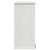 Produktbild för Badrumsskåp med hylla VIGO Vit och antikvit 67,5 x 34 x 71,5 cm