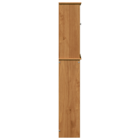 Produktbild för Toalett skåp med dörr VIGO Brun och honungsgul 60 x 27 x 161 cm