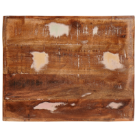 Produktbild för Sidobord med hylla Brun 40 x 32 x 46 cm Solid återvunnen trä