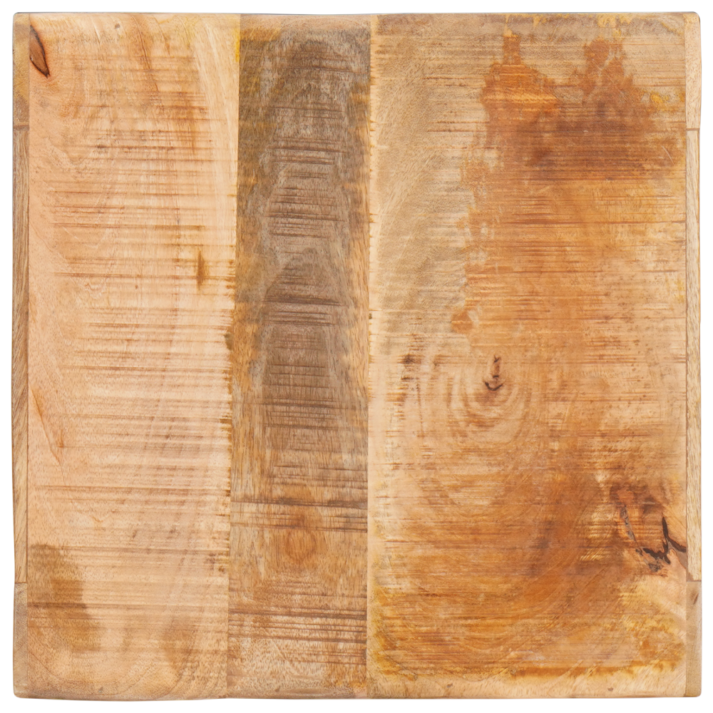 Produktbild för Sidobord med hylla Brun 40 x 40 x 49 cm Massivt mangoträ