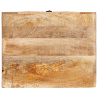 Produktbild för Sidobord med låda Brun 40 x 32 x 46 cm Massivt mangoträ