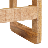 Produktbild för Satsbord 2 pcs Brun 46 x 46 x 45 cm Massivt mangoträ