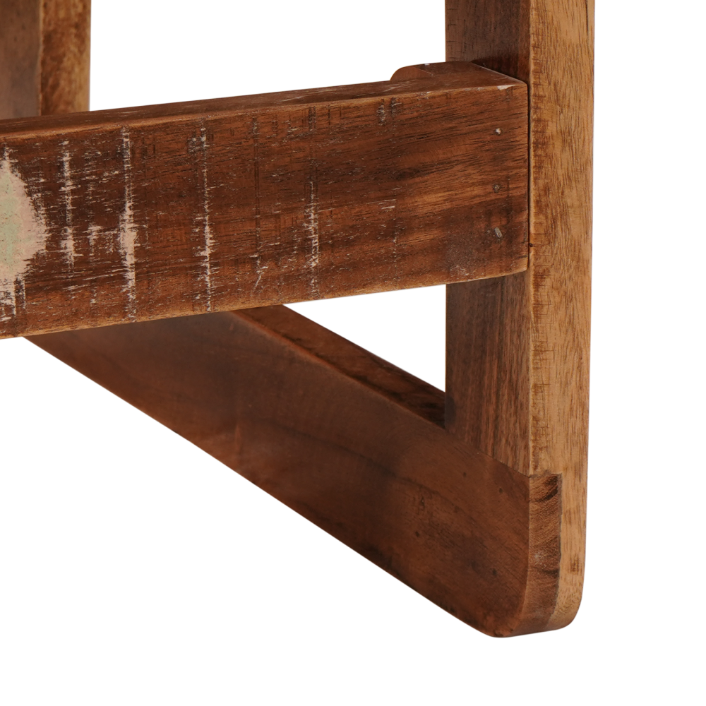 Produktbild för Satsbord 2 pcs Brun 46 x 46 x 45 cm Solid återvunnen trä