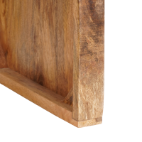 Produktbild för Satsbord 2 pcs Brun 46 x 40 x 46 cm Massivt mangoträ
