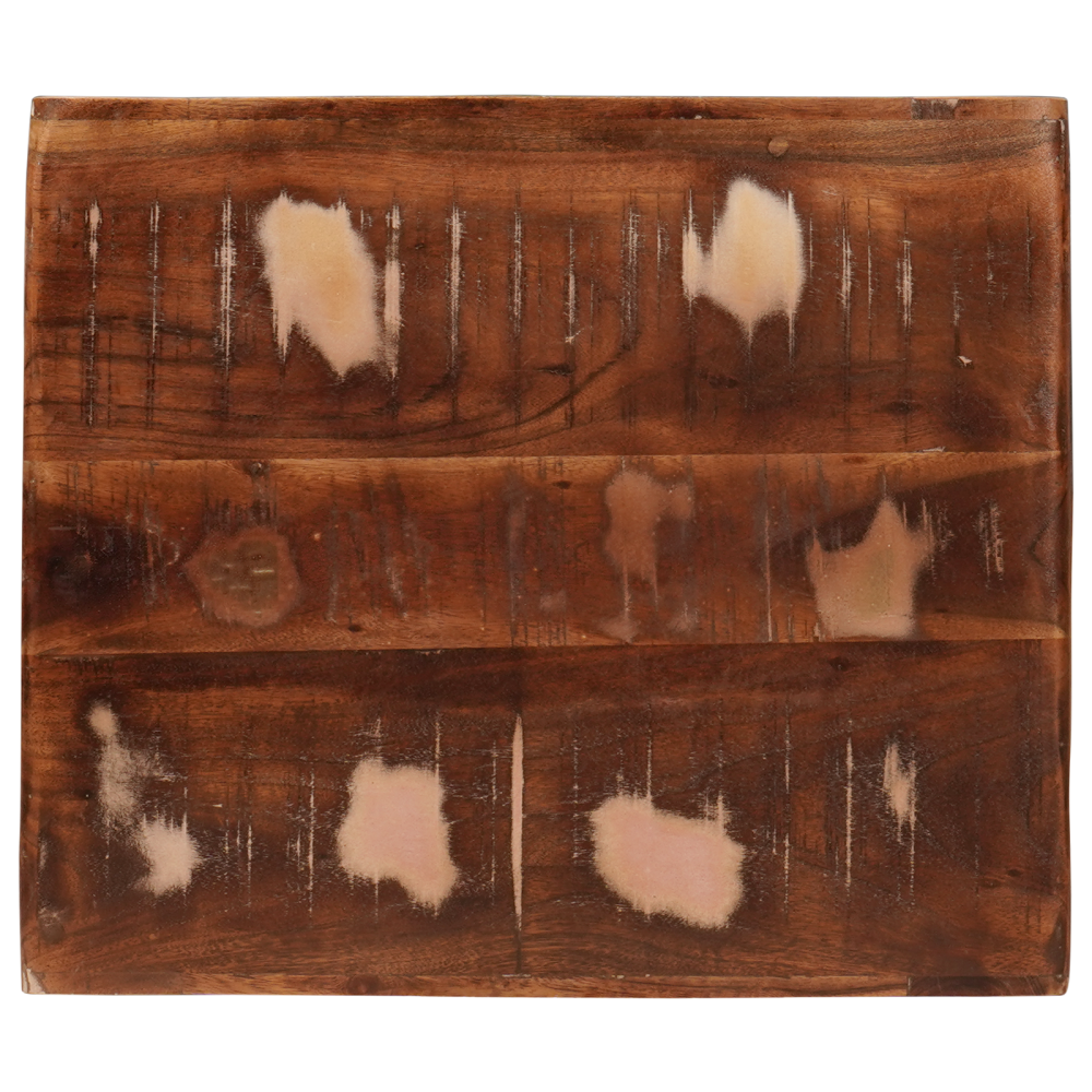 Produktbild för Satsbord 2 pcs Brun 46 x 40 x 46 cm Solid återvunnen trä