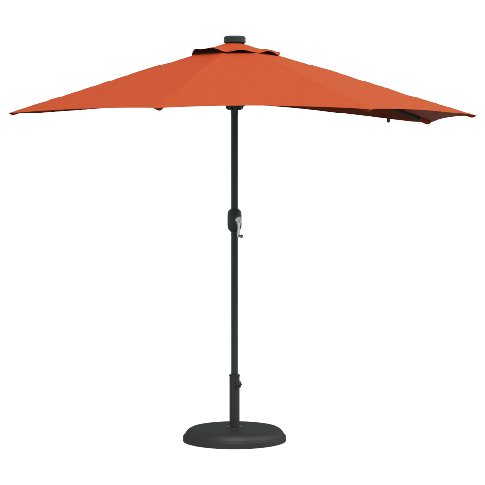 Produktbild för Trädgårdsparasol Terracotta 294 x 150 x 223 cm
