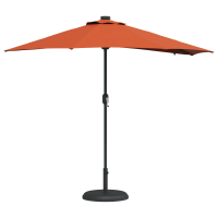 Produktbild för Trädgårdsparasol Terracotta 294 x 150 x 223 cm