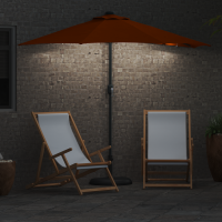 Produktbild för Trädgårdsparasol Terracotta 294 x 150 x 223 cm