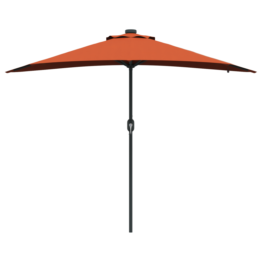 Produktbild för Trädgårdsparasol Terracotta 294 x 150 x 223 cm