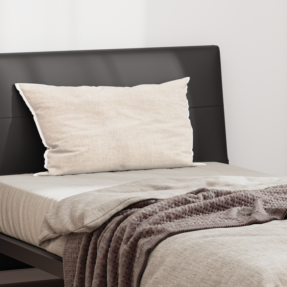Produktbild för Kudde med kudde Vit 80 x 40 x 20 cm Polyester