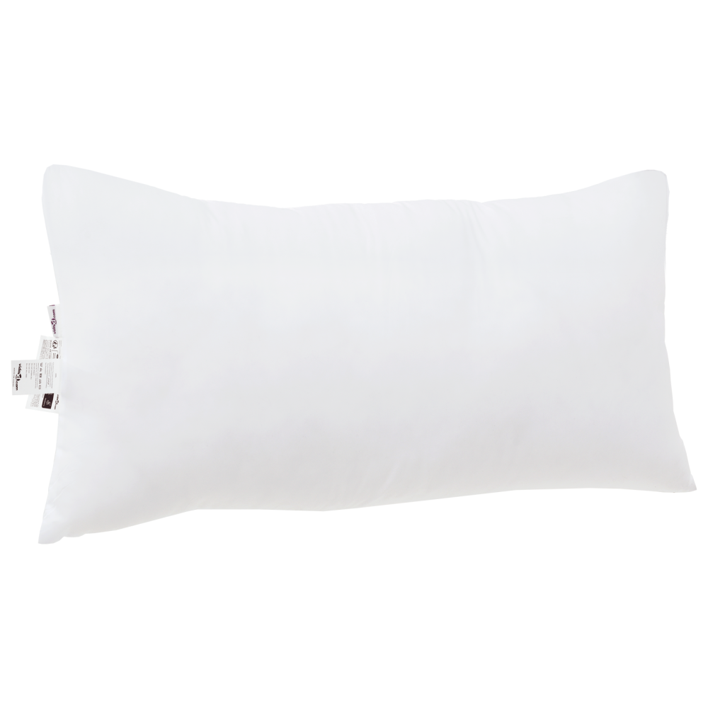 Produktbild för Kudde med kudde Vit 80 x 40 x 20 cm Polyester