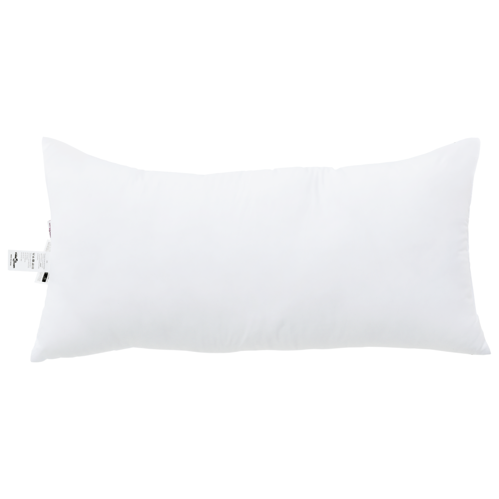 Produktbild för Kudde med kudde 2 pcs Vit 81 x 42 x 20 cm Polyester