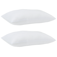 Produktbild för Kudde med kudde 2 pcs Vit 61 x 41 x 20 cm Polyester
