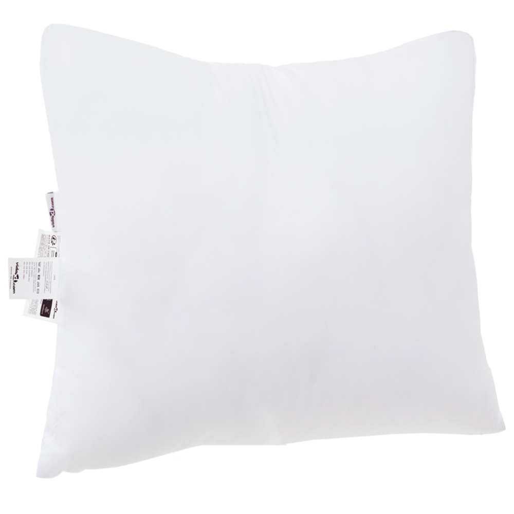 Produktbild för Kudde med kudde 2 pcs Vit 80 x 80 x 20 cm Polyester