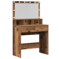 Produktbild för Smyckebord Gammalt trä 80 x 41 x 134,5 cm Konstruerat trä
