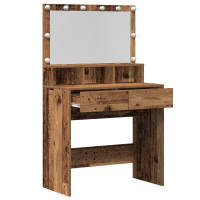 Produktbild för Smyckebord Gammalt trä 80 x 41 x 134,5 cm Konstruerat trä