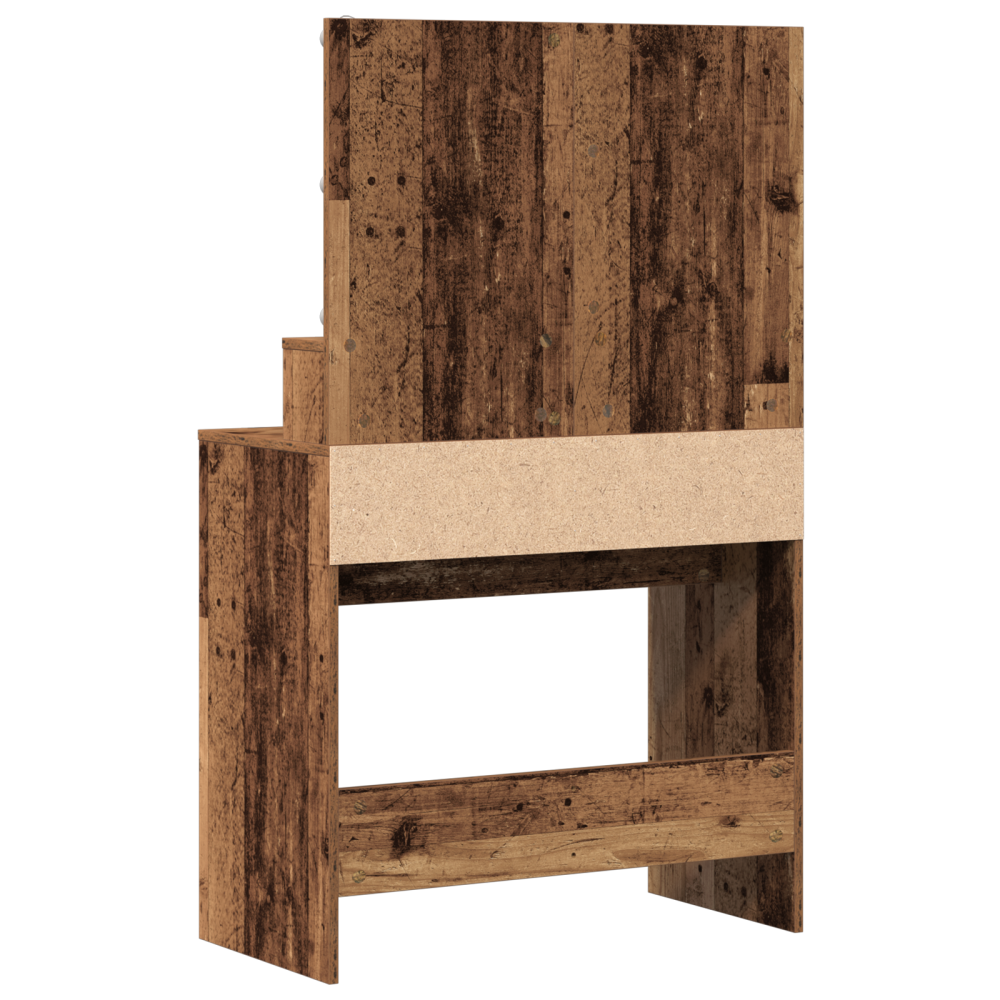 Produktbild för Smyckebord Gammalt trä 80 x 41 x 134,5 cm Konstruerat trä