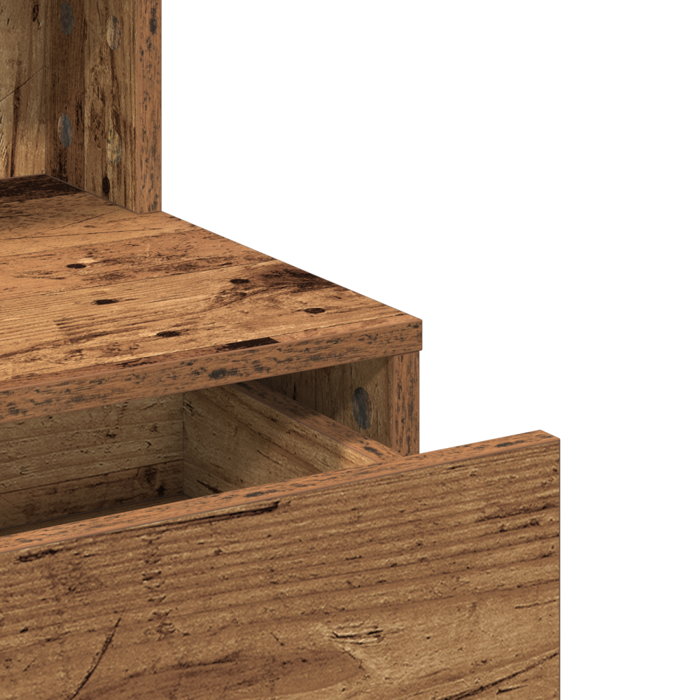 Produktbild för Smyckebord Gammalt trä 80 x 41 x 134,5 cm Konstruerat trä