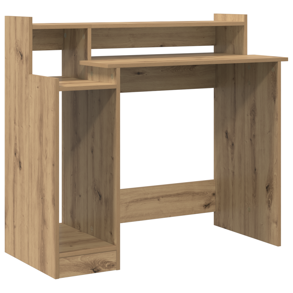 Produktbild för Skrivbord med hylla Artisan Ek 97 x 45 x 90 cm Konstruerat trä